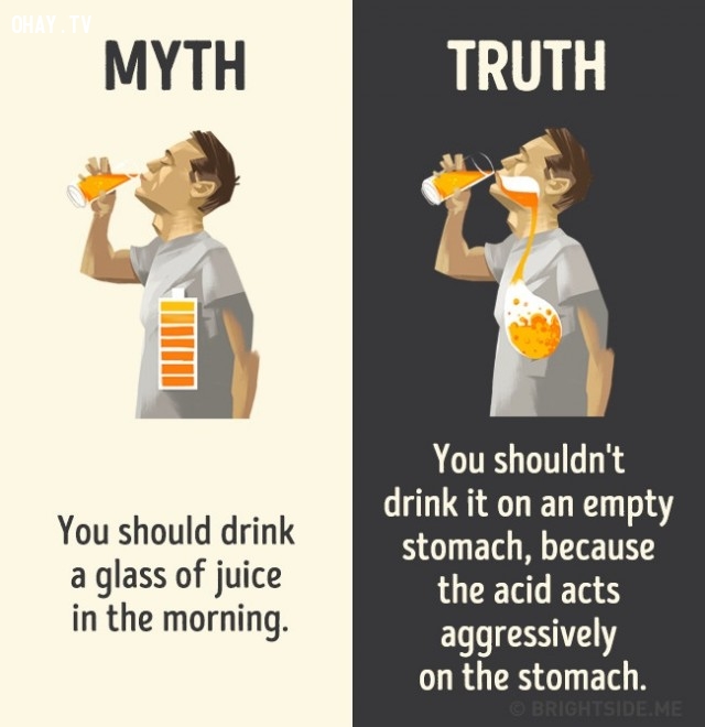 12 nhận thức sai lệch về các loại đồ uống
