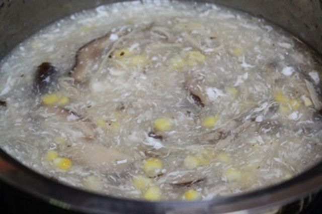 súp gà nấm hương 8